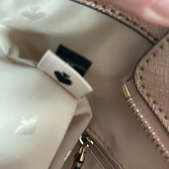 Kate spade glitter tote. Rose gold tinsel. NWT.  MRSP $359 - Picture 10 of 11